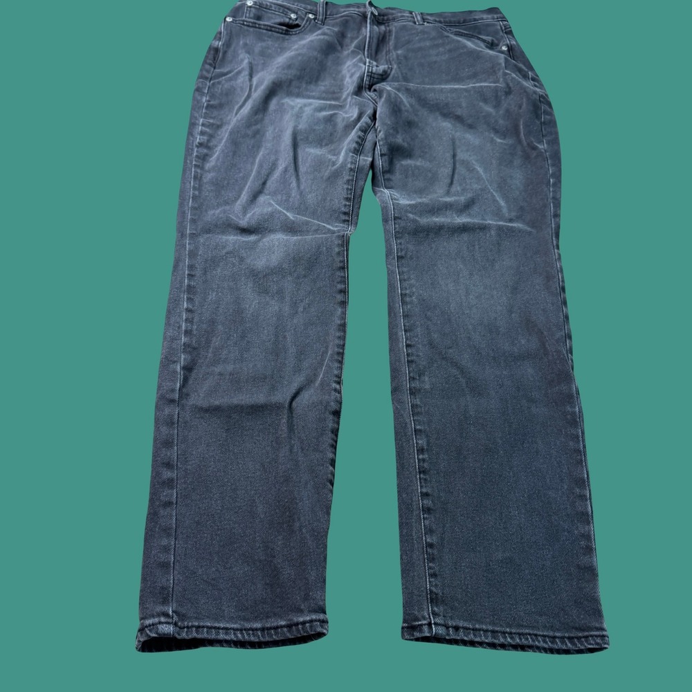 Abercrombie & Fitch Jeans 36x32 Athletic Slim Black Denim Pants